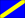 Blue flag with yellow stripe